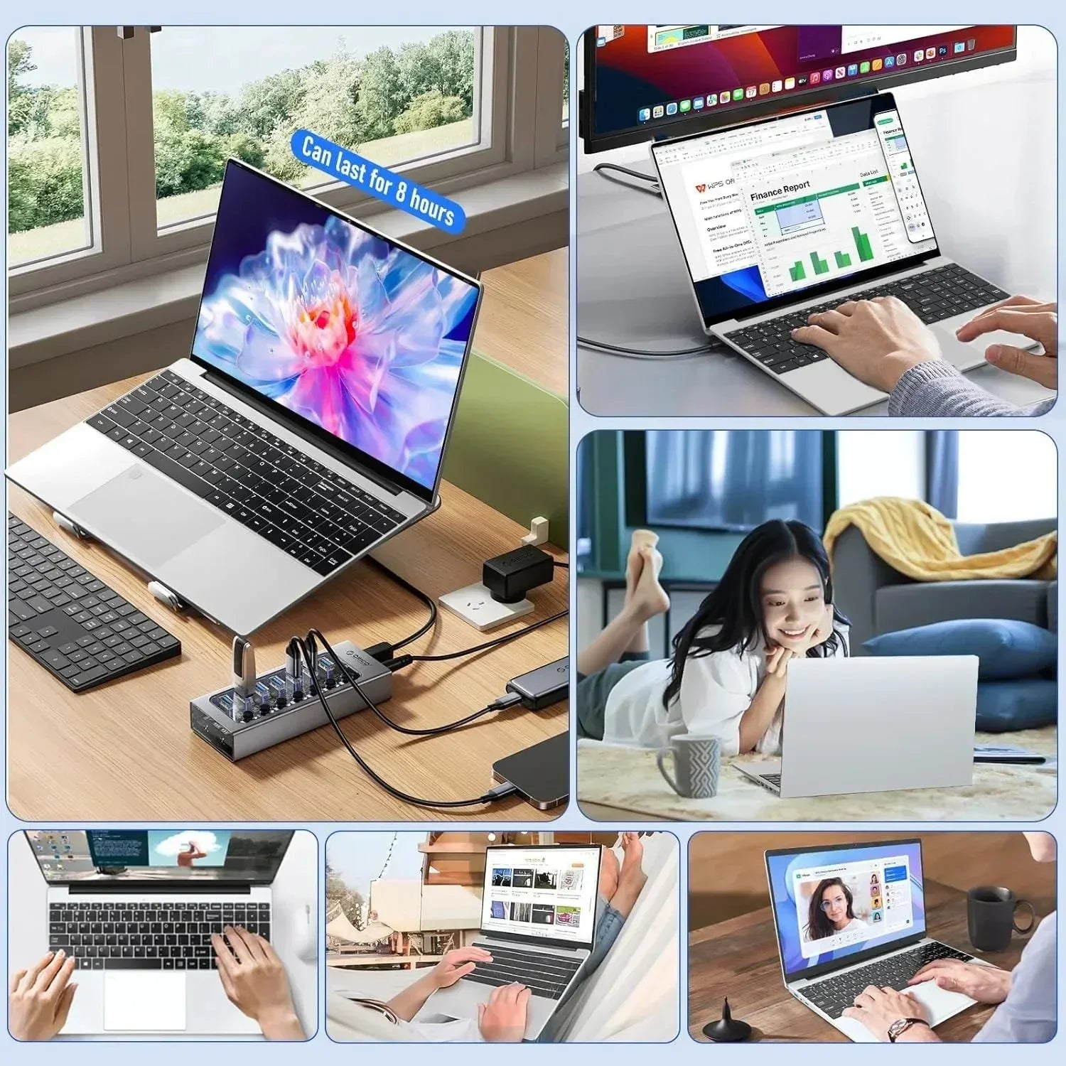 CARBAYTA 15.6" Laptop Computer Intel Celeron N5095 Notebook PC 16 32G Ram 128GB-2TB SSD Office Study PC Windows 11 1080P Laptops